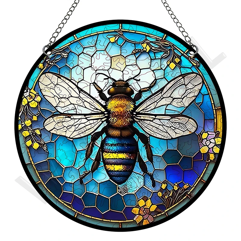 Wall Art Mural Acrylic Sign Suncatcher Vintage Window Acrylic Board Retro Home Decoration Plate Acrylic Sheet Room Decor Garden