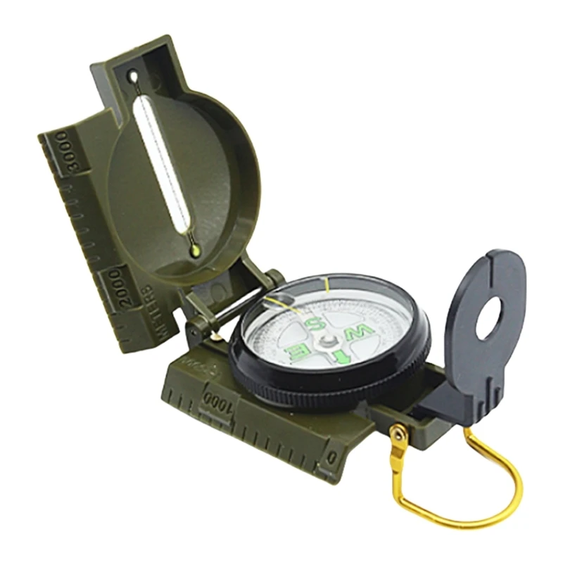 

652F Multifunctional Compasses Phosphorescent Lensatic Compasses Portability Compasses for Survival Training