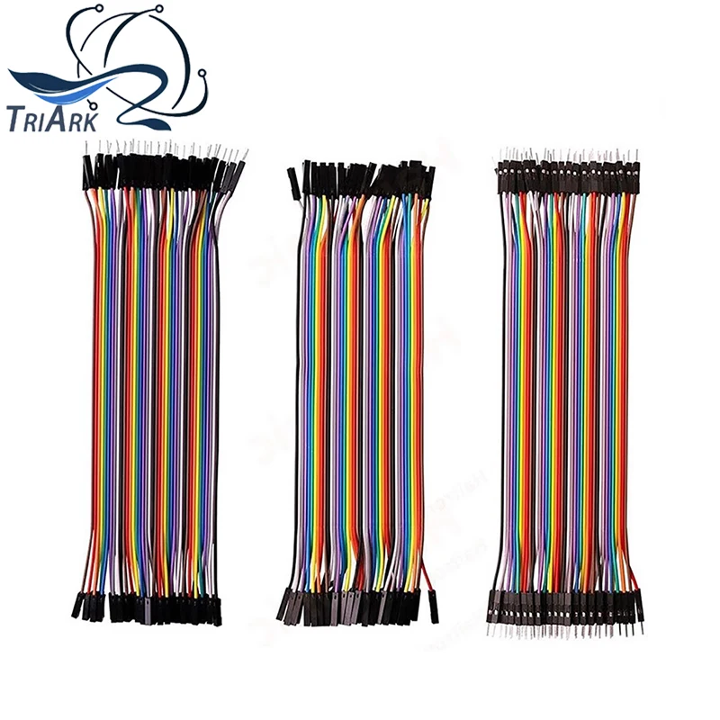 40Pin Dupont Line 10/20/30/40CM Male to Male + Male to Female and Female to Female Jumper Wire Dupont Cable for Arduino DIY KIT