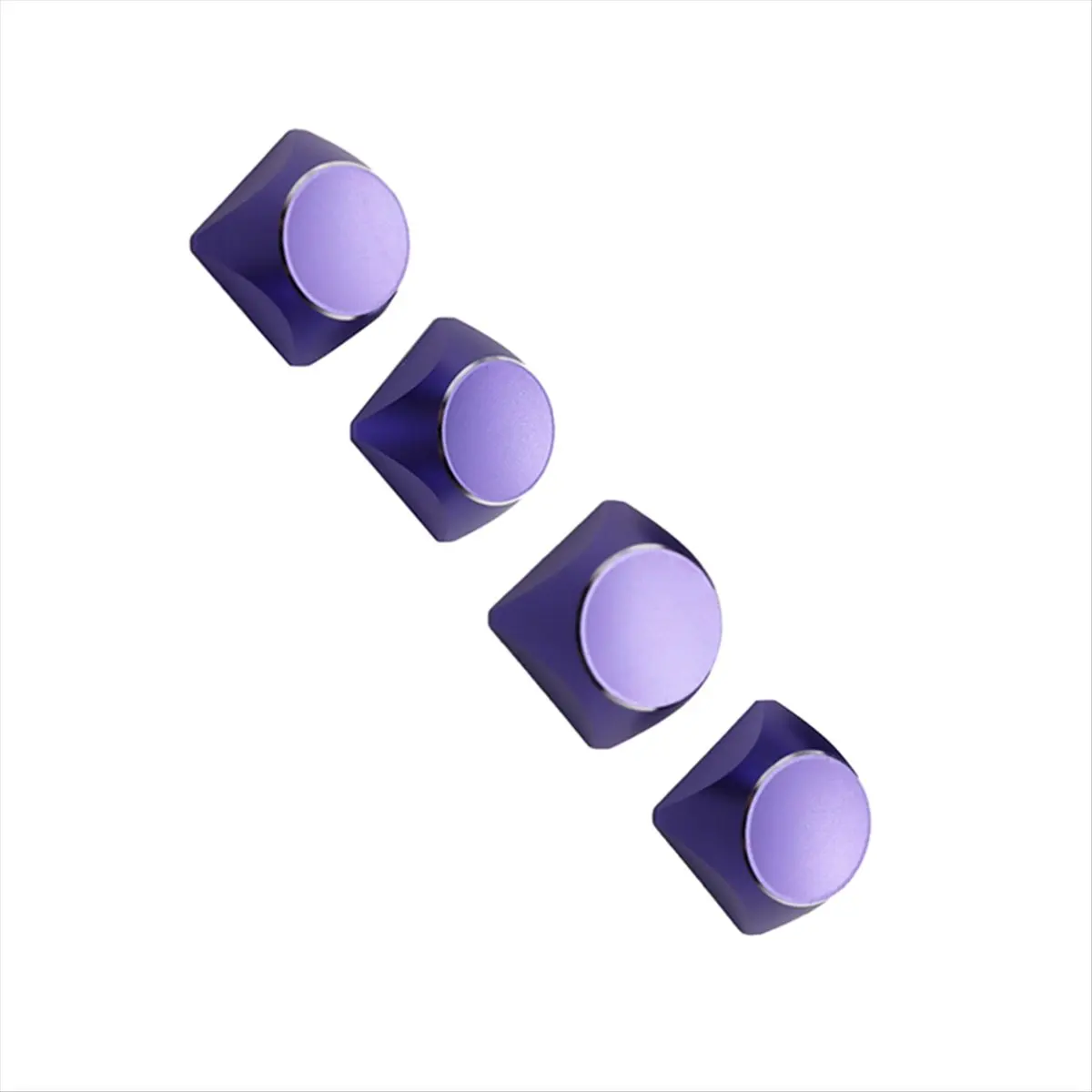 A85P 4Pcs Aluminum Alloy Metal Keyboard Cap Color Mechanical Keyboard Universal Personality for Mechanical Gaming Keyboard D