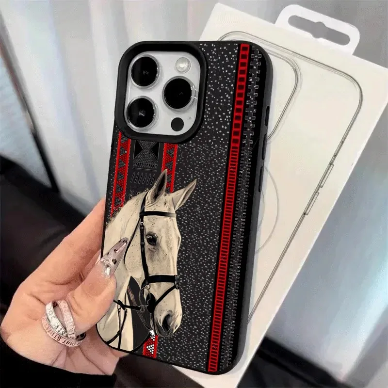 Vintage Totem Horse Phone Case For Samsung A57 A36 A26 A07 A55 A35 A16 A06 A54 A34 A25 A24 A15 A14 A05S A05 4G 5G