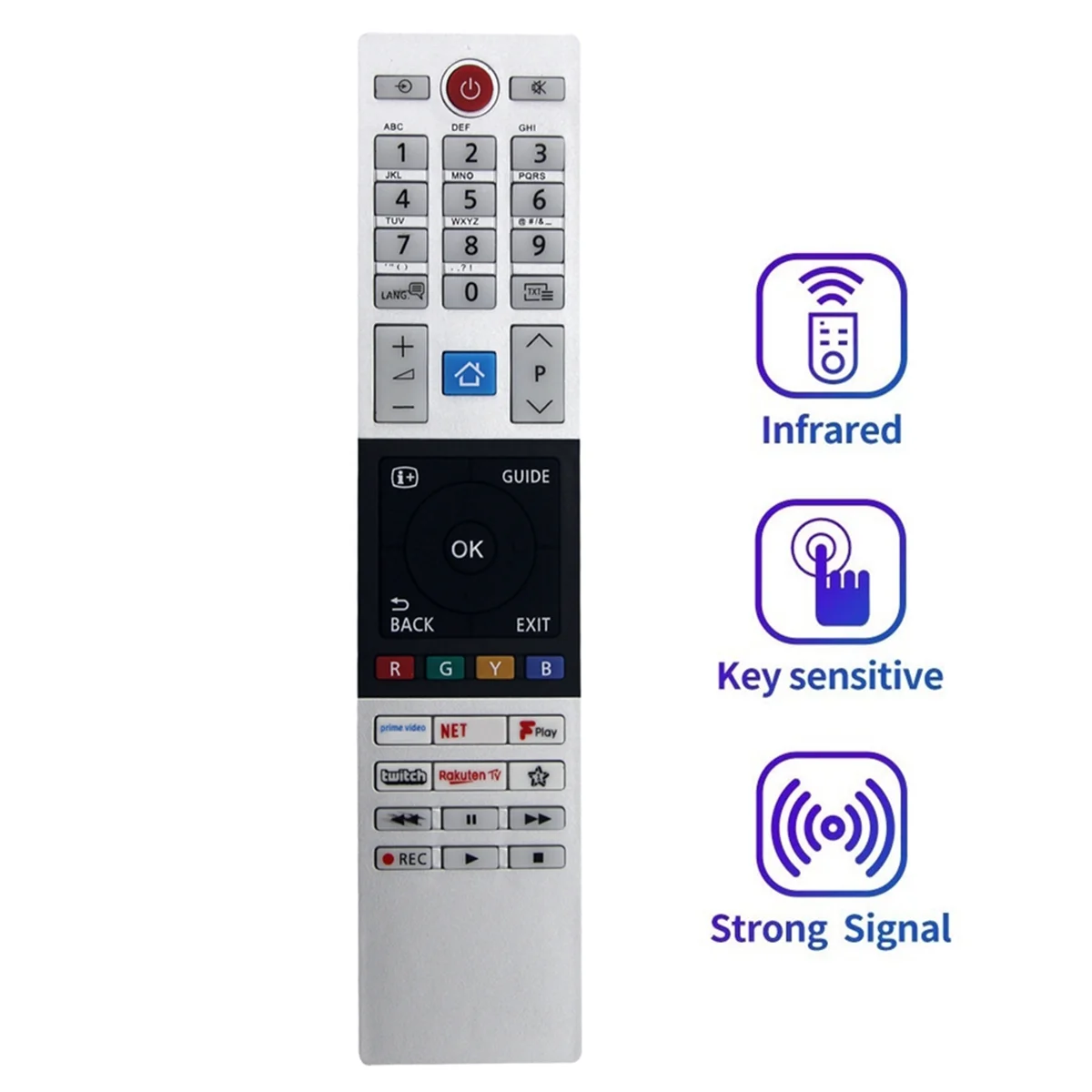 CT-8560 Replace Remote Control for TOSHIBA SMART LED TV Remote Control