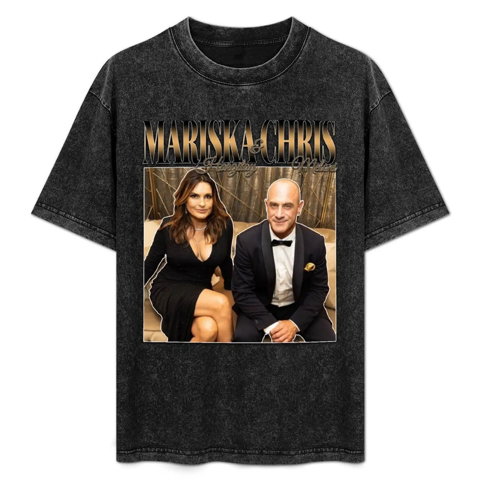 

Mariska Hargitay and Chris Meloni Chriska at the Emmys vol 2 90s Inspired Vintage Homage T-Shirt