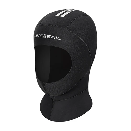 Imagen 2 del producto Gorro de buceo de neopreno de 5MM/3MM/1MM con capucha para hombres y mujeres, gorro grueso para proteger el sol, gorro de natación para buceo profundo, surf, pesca submarina, gorro de buceo antifrío