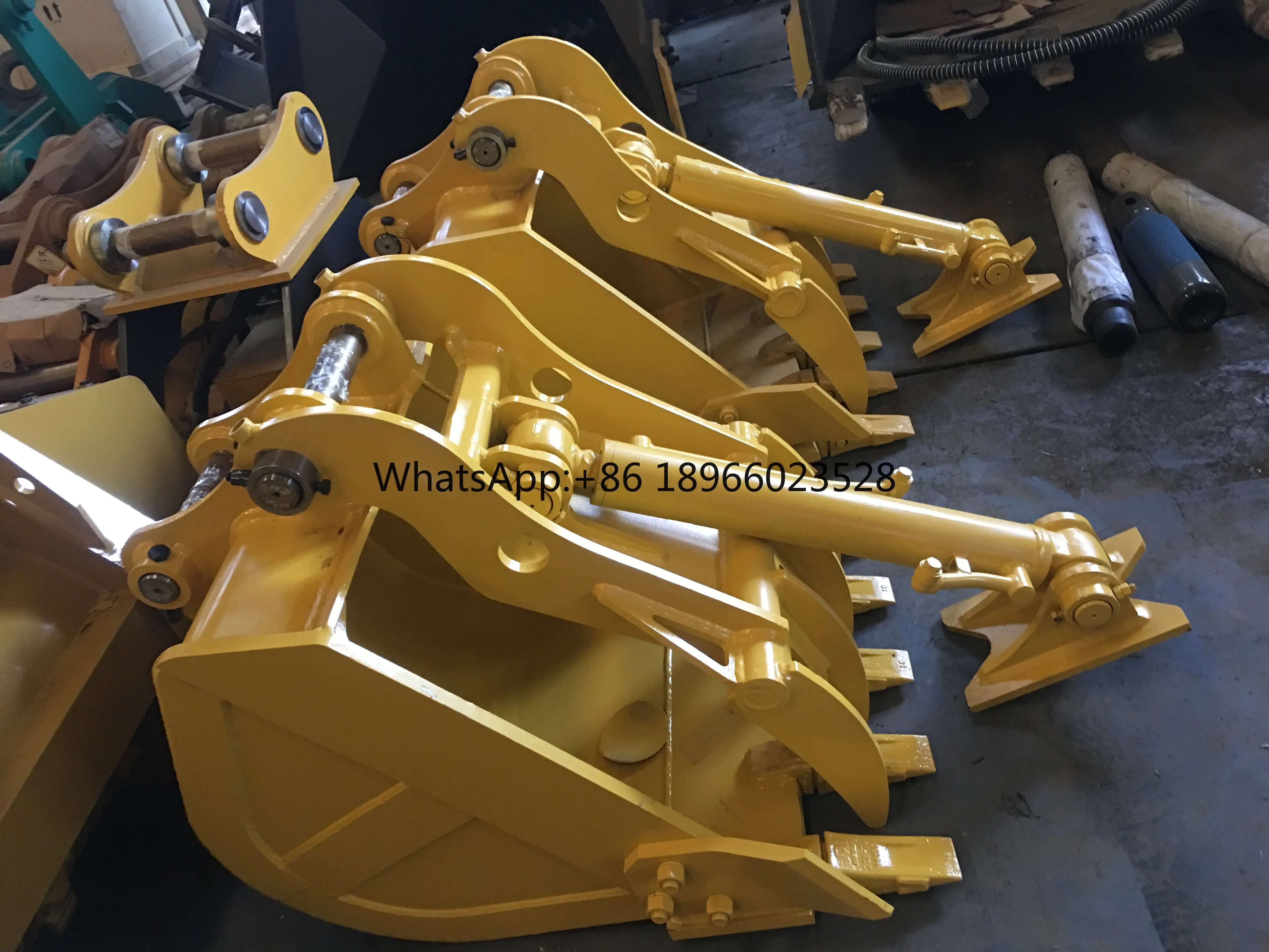 high performance Hydraulic Thumb Bucket Excavator Grab Excavator Attachments