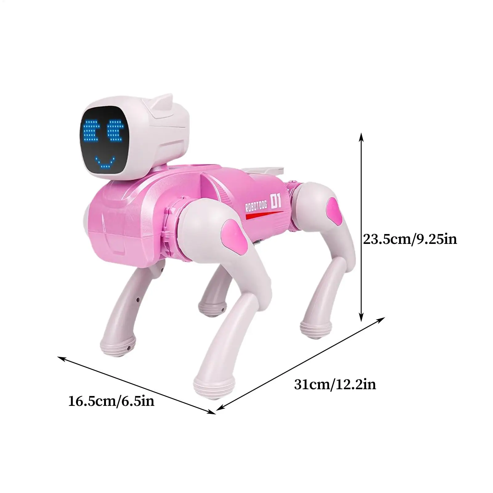 Robot chiot, contrôle par application vocale, jouets éducatifs réalistes, marche intelligente, chiens robotiques, animaux de compagnie pour enfants filles, voyage à domicile en intérieur