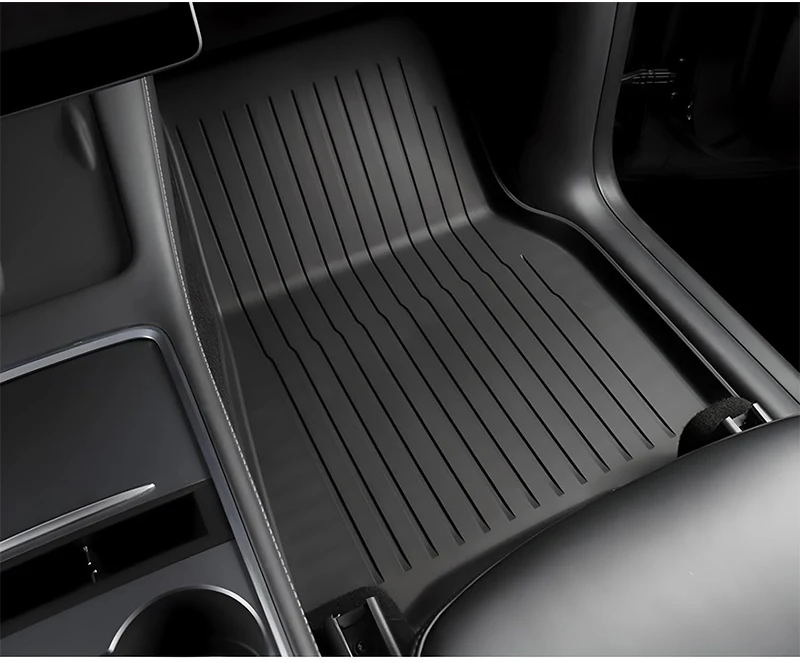 Vastz Fußmatten für Tesla Modell y 3 2012-2017 Hochland links rechts Ruder Allwetter tpe Cargo Liner Cargo Kofferraum Zubehör – Detail 12
