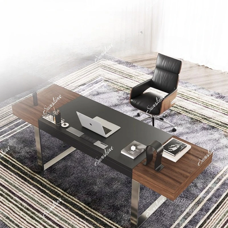 

Italian antique style living room large long desk light luxury modern high-end furniture set combination