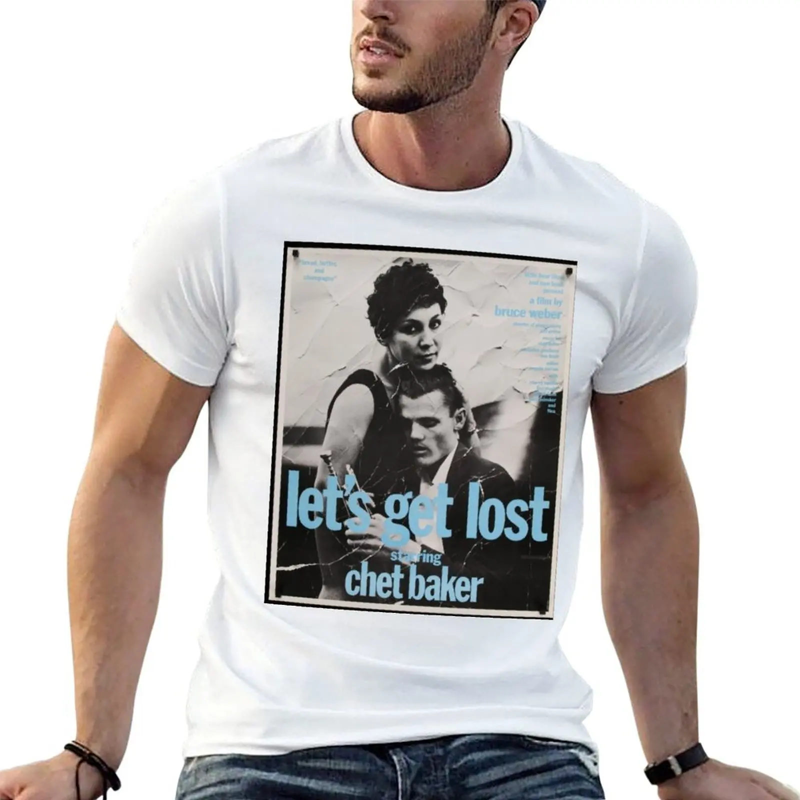 

Футболка Let's Get lost, by Chet Baker, набор футболок для мужчин, белые футболки с принтами, футболка