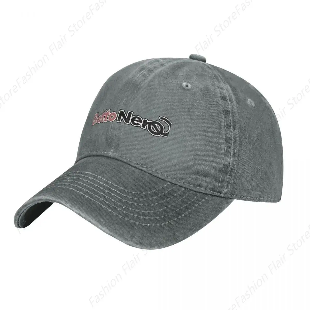 Neo The World Ends With You – Gatto Nero Cowboy Hat Anime Male Custom Cap Golf Hat Women'S Golf Wear Men'S