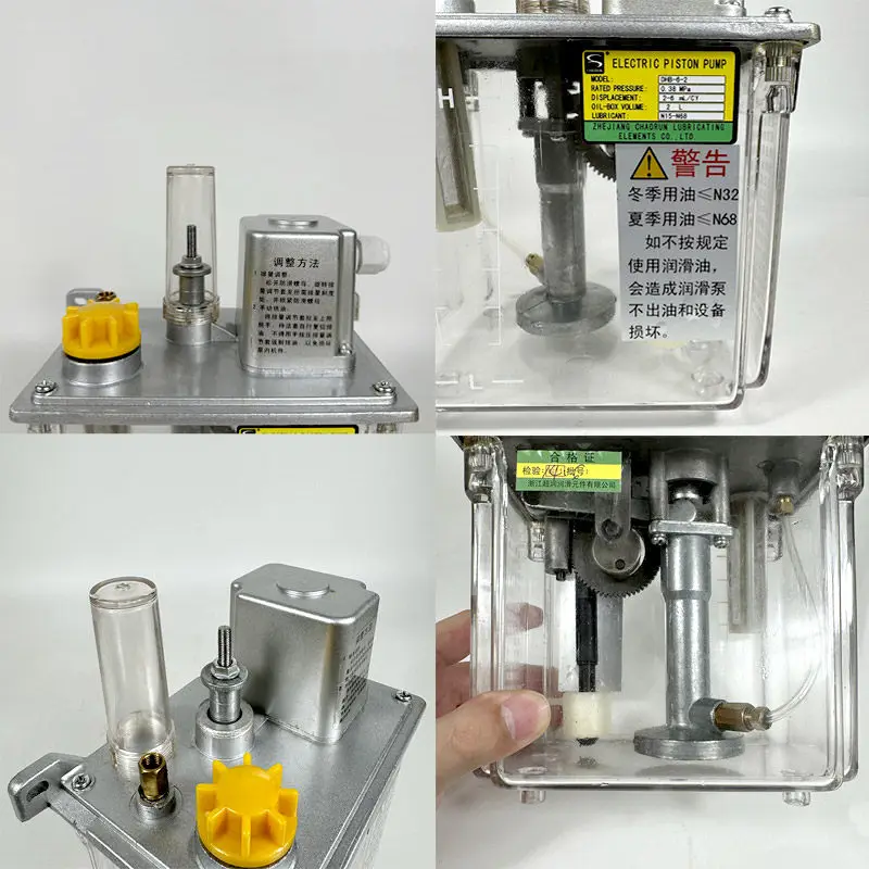 Intermittent piston lubricating oil pump machine tool electric thin oil pump textile machine oiling machine DHB-6-2