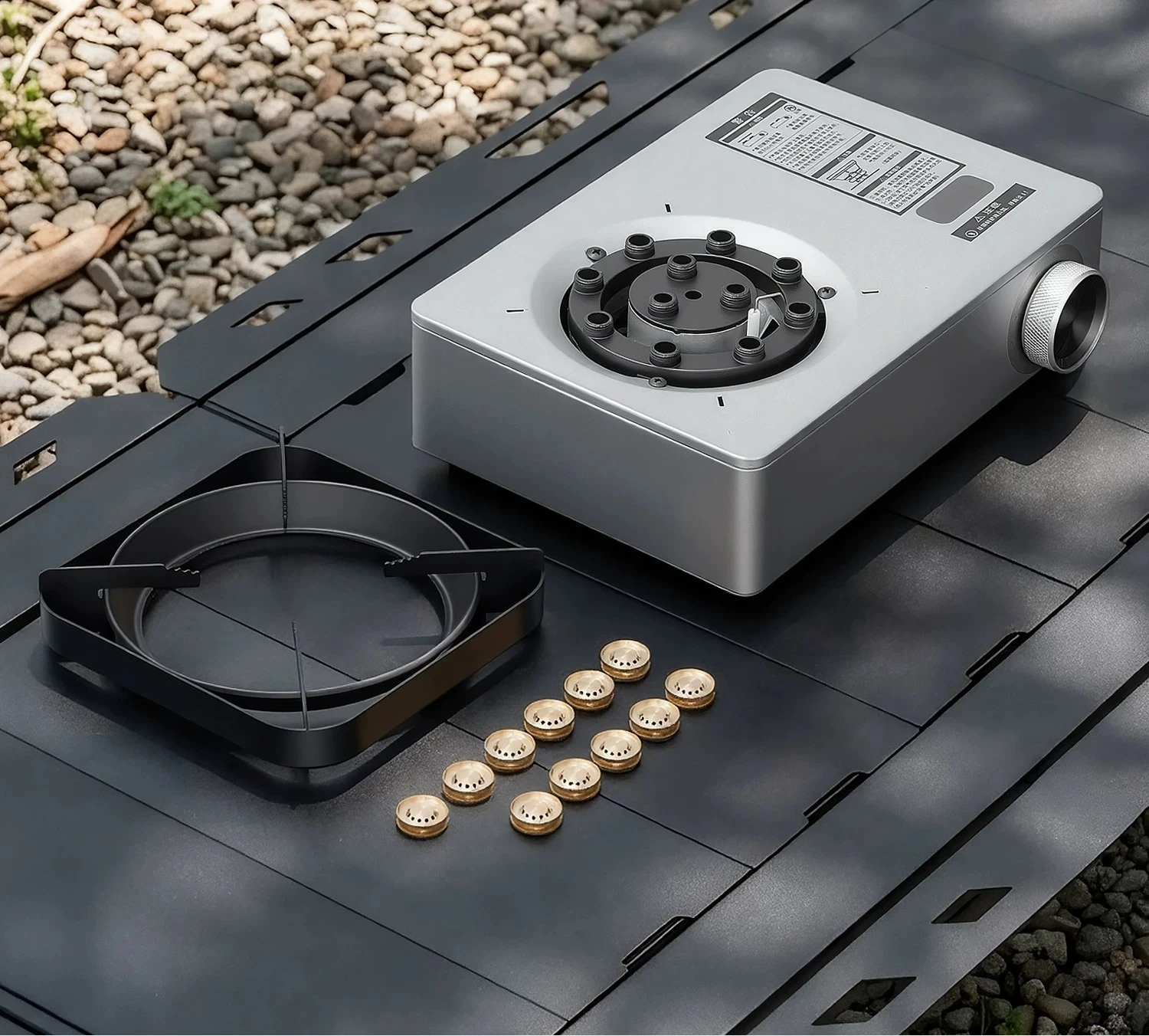 Cassette Stove Portable Windproof Outdoor Camping Cooker Full Set of Equipment New Wild Tea Brewing Card Magnetic Stove