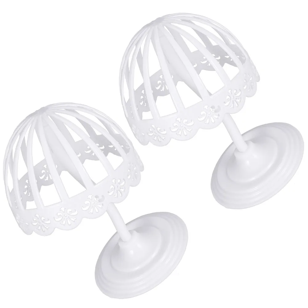 

2pcs Hat Hat Hanger For Closet Display Stand 50cm Round Dome Plastic Storage Rack Kids Cap Holder Display Tool