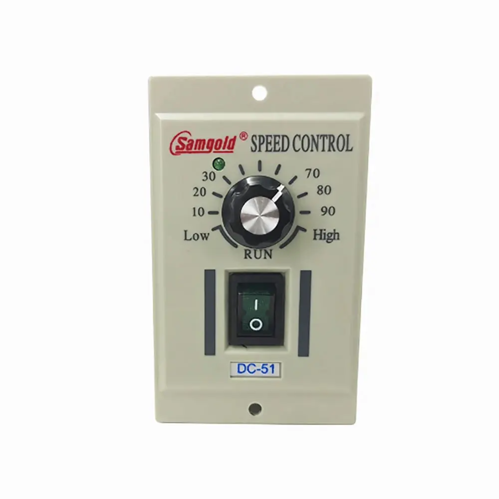 

DC Speed Controller Permanent Magnet Brush Motor Speed Controller AC110V Input And Output 24V36V60V90V DC-51