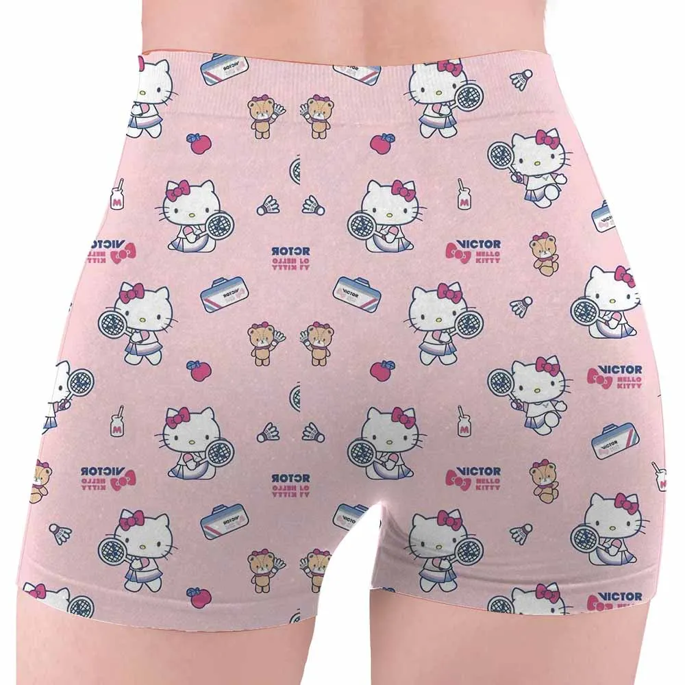 Yoga Shorts Hello Kitty print Tie Dye Push Up For Women High Waist quick-dry Fitness Workout Running Summer Cycling Sports Gym S