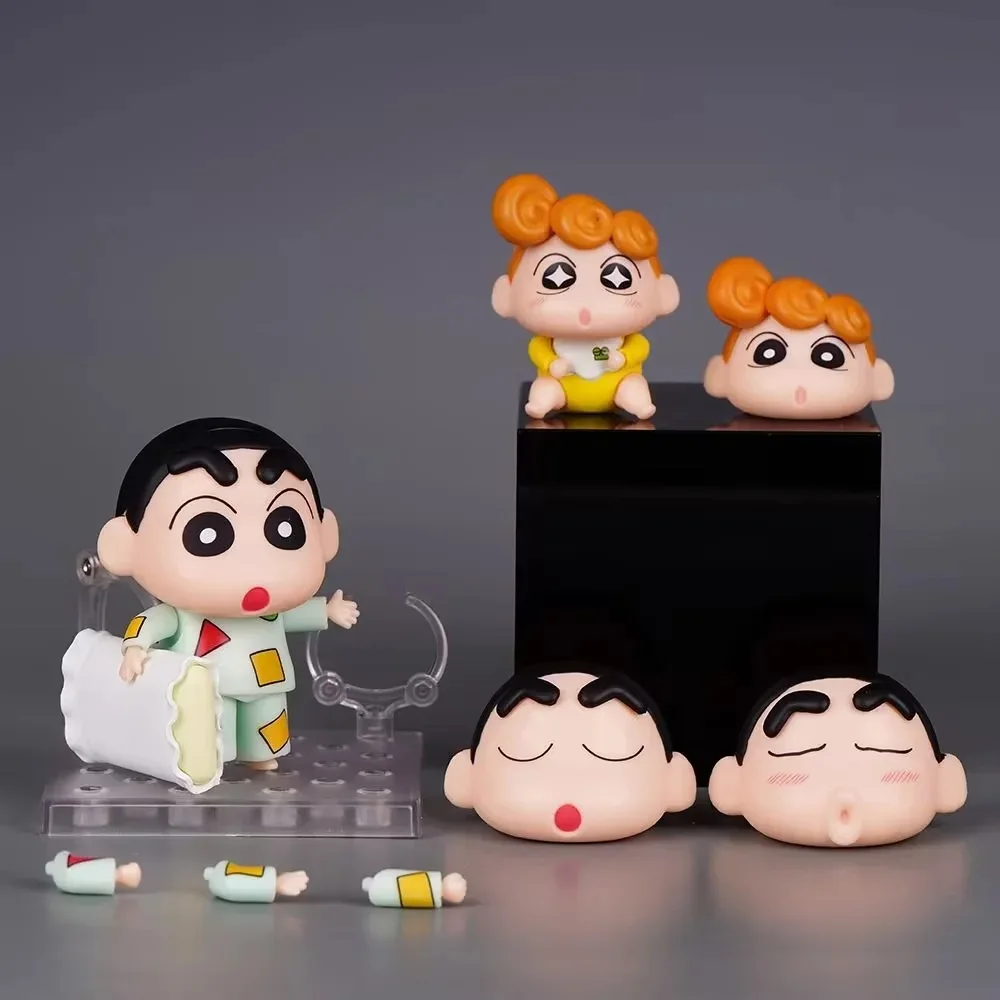

Anime Crayon Shin-chan Pajamas Himawari 1565# PVC Figure Collection Model Toys New Year's Christmas Gifts 10cm