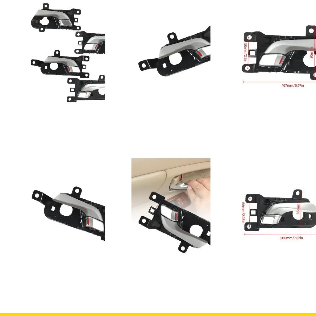 

SZCH Car Interior Inner Door Pull Handle Front Rear Right Side For Fe 2013-2018 Replaces 82620-2W000