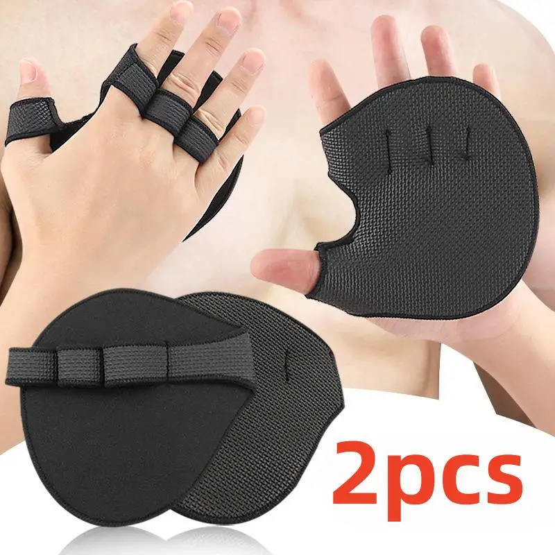 Hand Palm Protector Gym Fitness Handschuhe Halb Finger Hebe Palm Hantel Griffe Pads Gewichtheben Training Handschuh Gym Workout