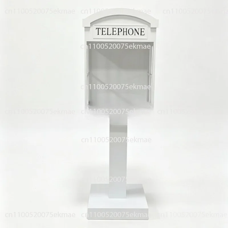 Custom Metal Telephone Booth Wedding Party Decoration Backdrop Stand Detachable Message Book Prop