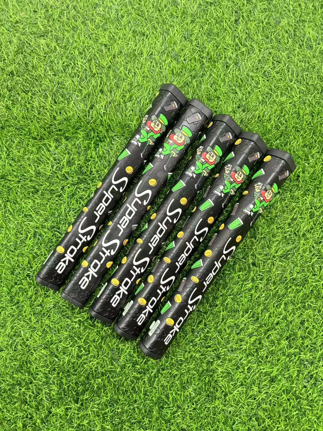 1 個ゴルフパターグリップ超軽量標準天然ゴム滑り止めと快適なゴムウッドユニバーサル品質グリップ