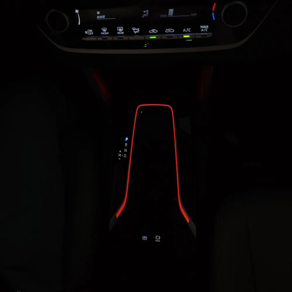 LED Central Water Cup Holder Atmosphere Light for Toyota Corolla APP Interior Decorative Lamp Dynamic Multi-color Ambient Light