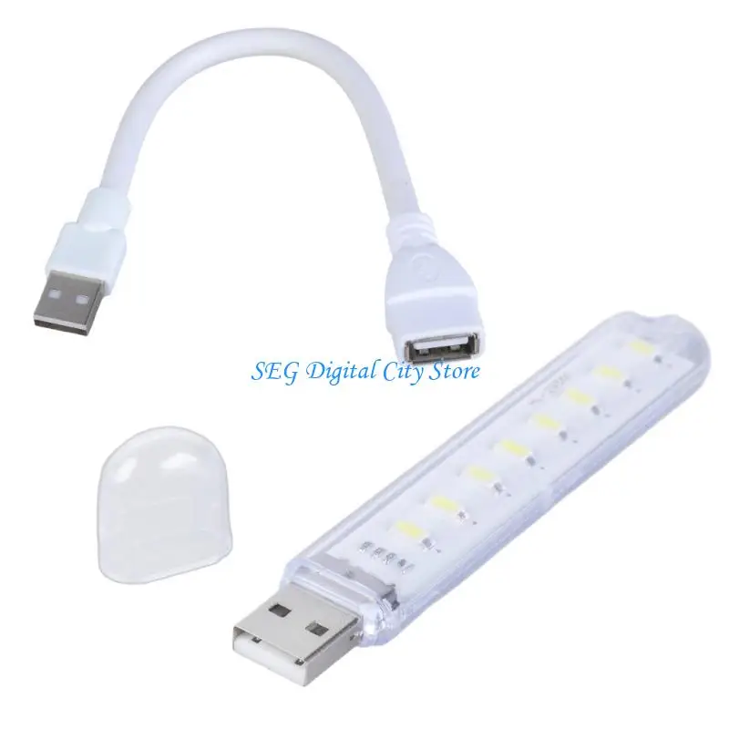 

U75B 8 LED USB Light with Flexible Tube for Adjustable in Camping, Outdoor Event, Car, Dorms, and Bedrooms