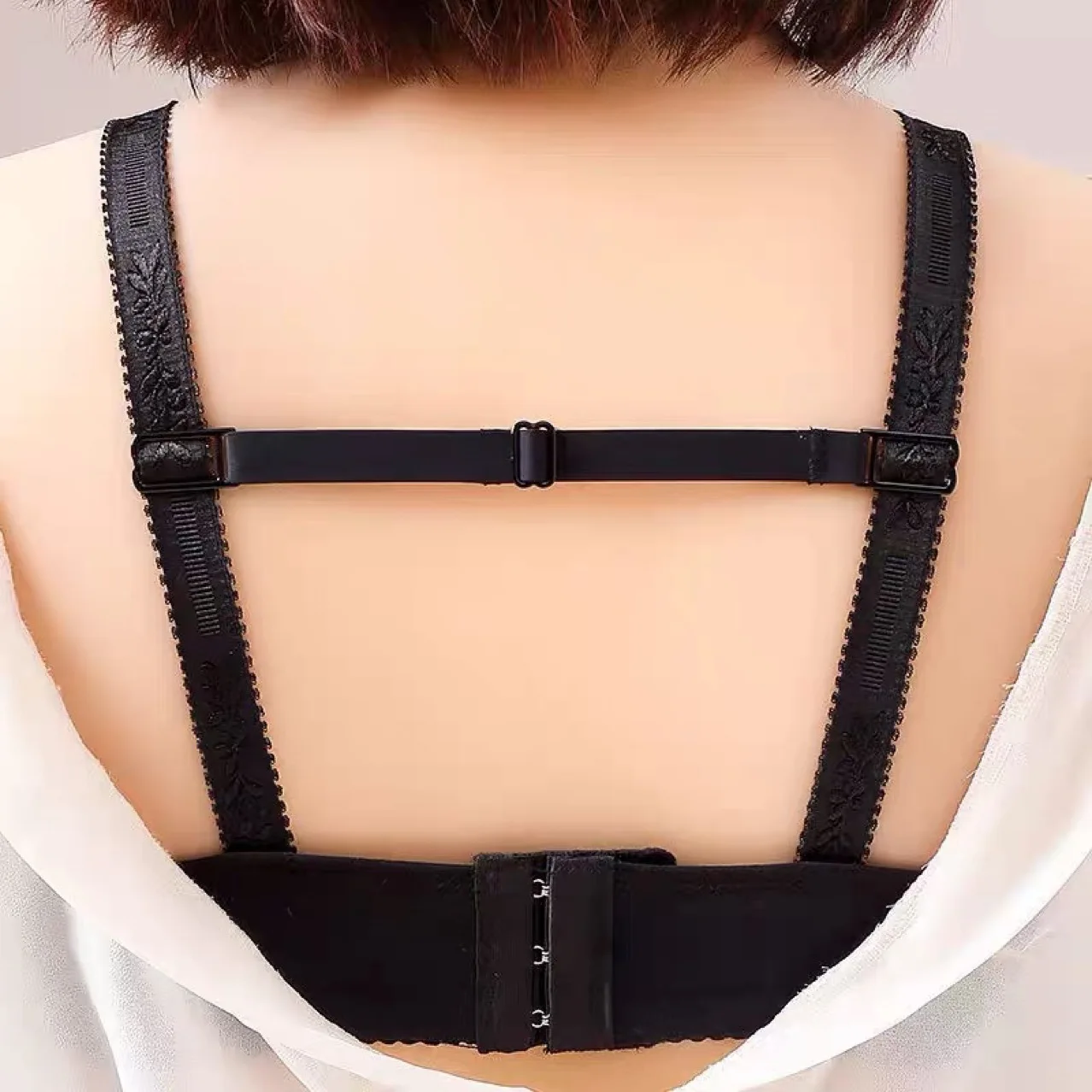 10/1pcs Women Bra Accessories Female Underwear Non-slip Buckle Extender for Women Elastic Bra Straps Non-Slip Back Bra Straps image 2