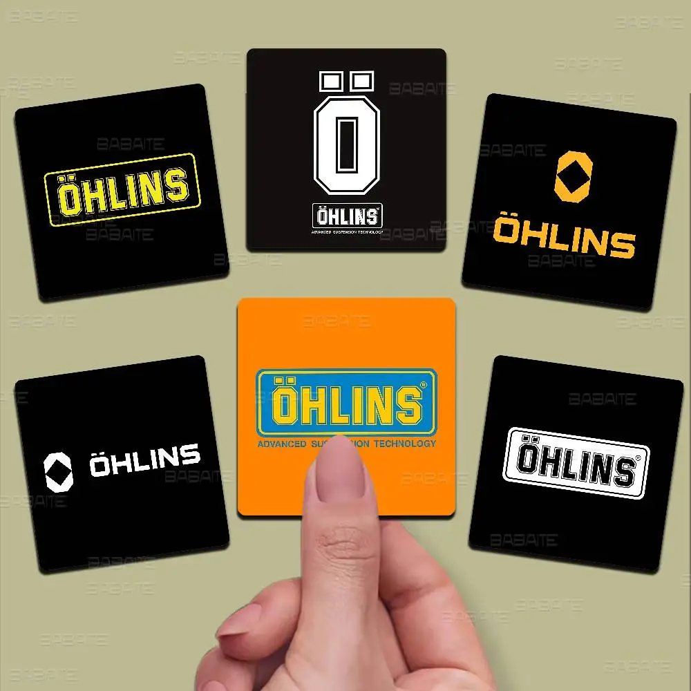 

Суперпрочные магниты на холодильник O-Ohlins с индивидуальным изображением, квадратные, для свадебных сувениров, магнитные украшения, поделки