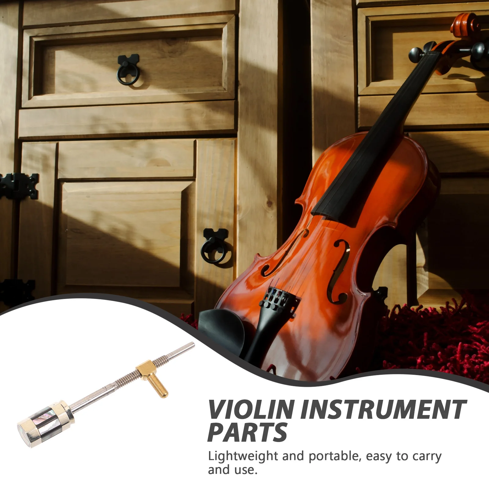 

Metal Violin Bow Frog Screw Durable Solid Texture Replacement Part Easy Install Violin Bow Accessory Repair Tool