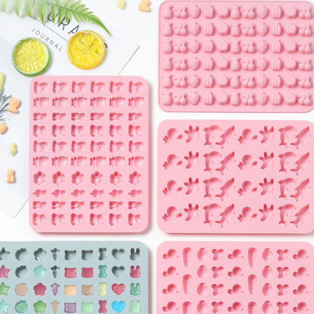 

Kinds Silicone Mold Dropper Grids Gummy Animal Fondant Chocolate Candy Mould Cake Baking Decorating Tools Resin Art