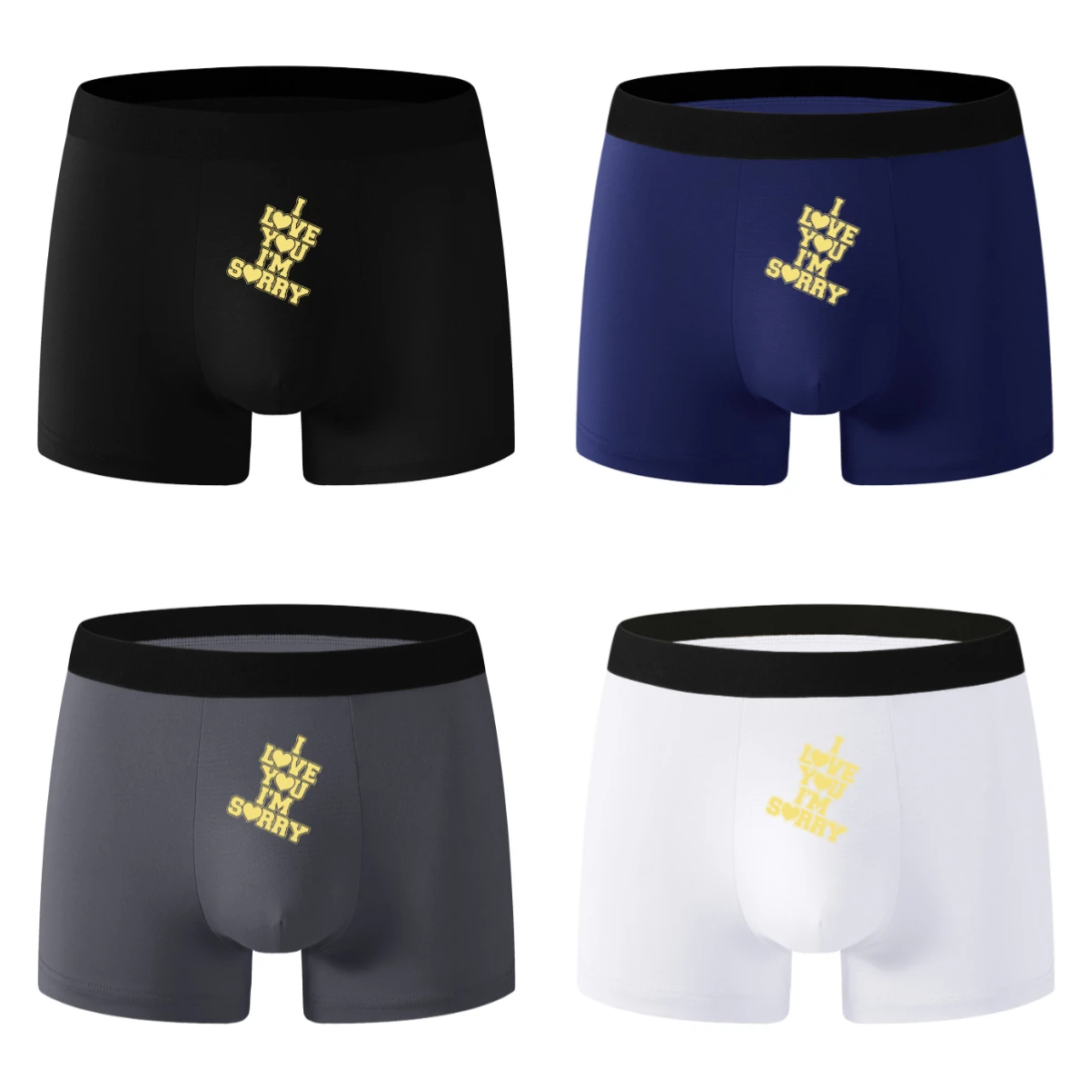 

2/4 шт. новые облегающие боксеры - это musthave для мужчин, черное нижнее белье на лето 2025 года – это удобно. Высокое качество.