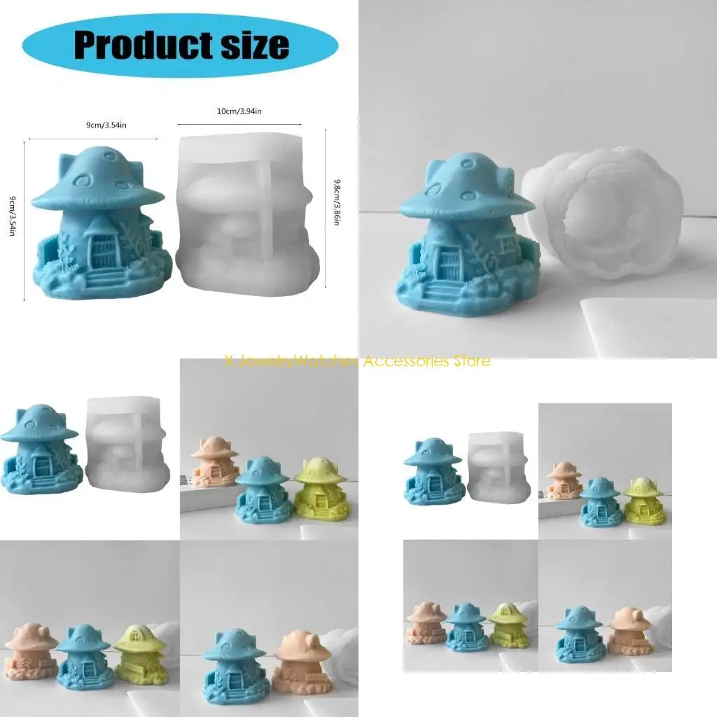 

31KD Portable Sturdy Silicone Mold Mushroom House for Hobbyists and Bakers