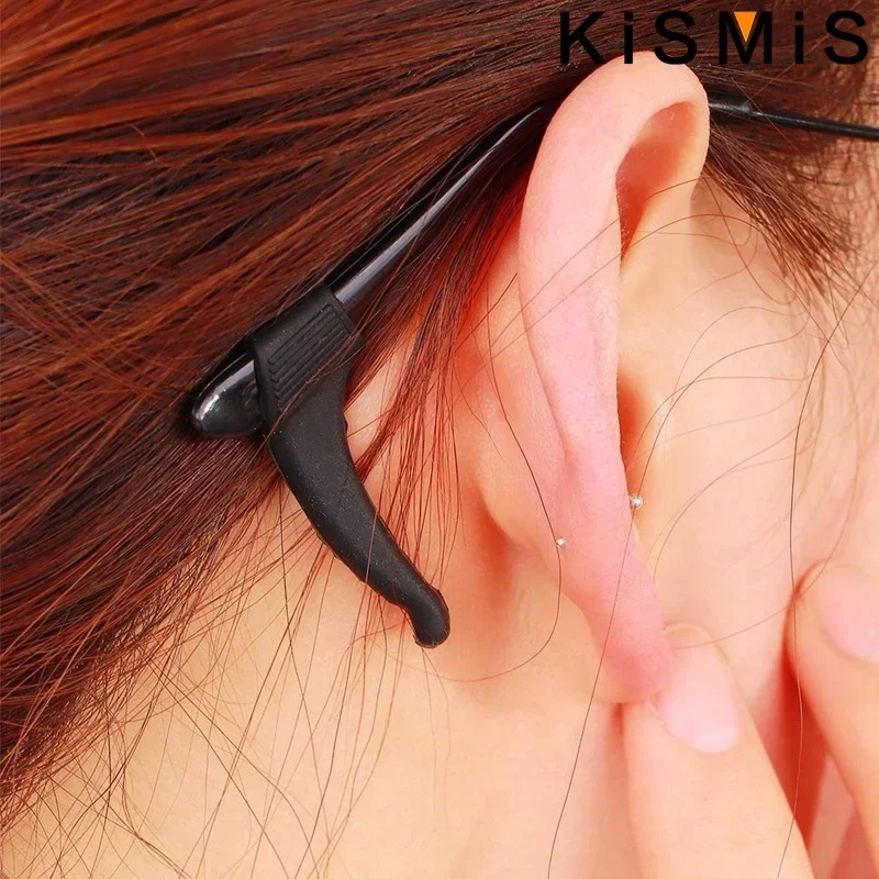 5 Pairs Silicone Glasses Ear Hooks Anti Slip Eyeglass Temple Tips Holder for Men Women Kids Accessories image 3