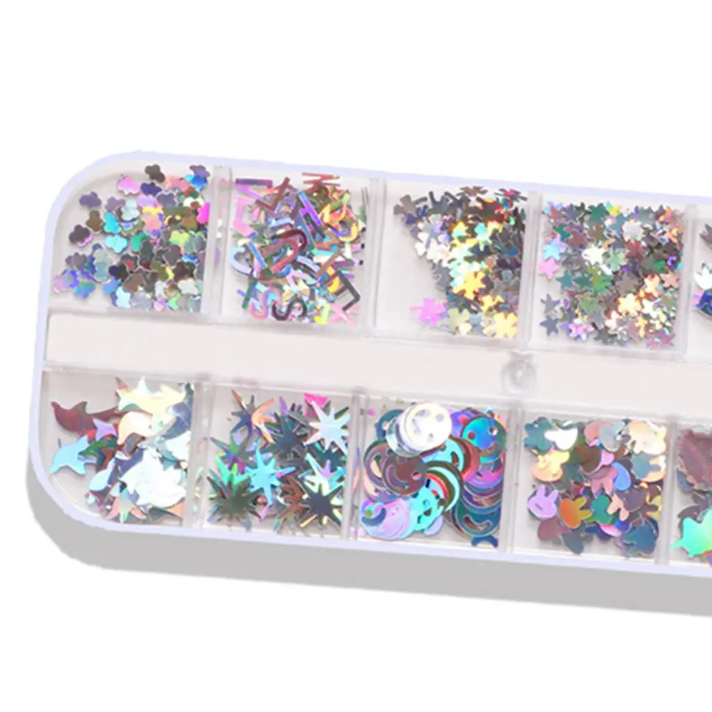 プロのDIYクラフトネイルパレット箔フレークネイルアート用品