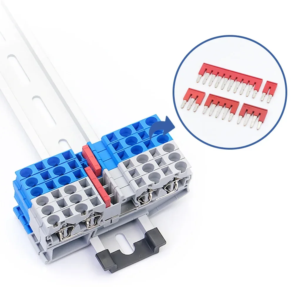 20Pcs Jumper Bridge FBS2-6 3-6 4-6 5-6 10-6 Plug-in Bridge For ST And PT Din Rail Terminal Blocks Accessories