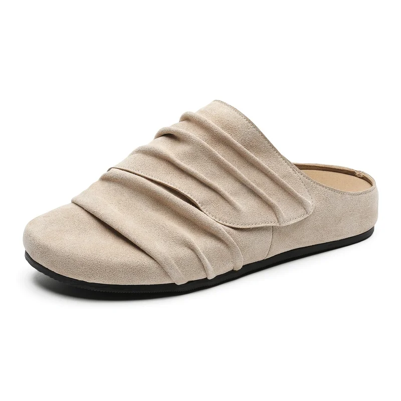 

Closed Toe Half Slides Outdoor Casual Breathable Beach Slippers