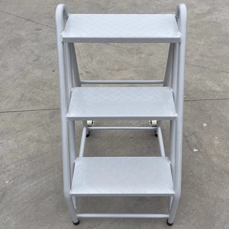 

Industrial Movable Climbing Ladder Warehouse Climbing Supermarket Climbing Ladder Stool Stair Step