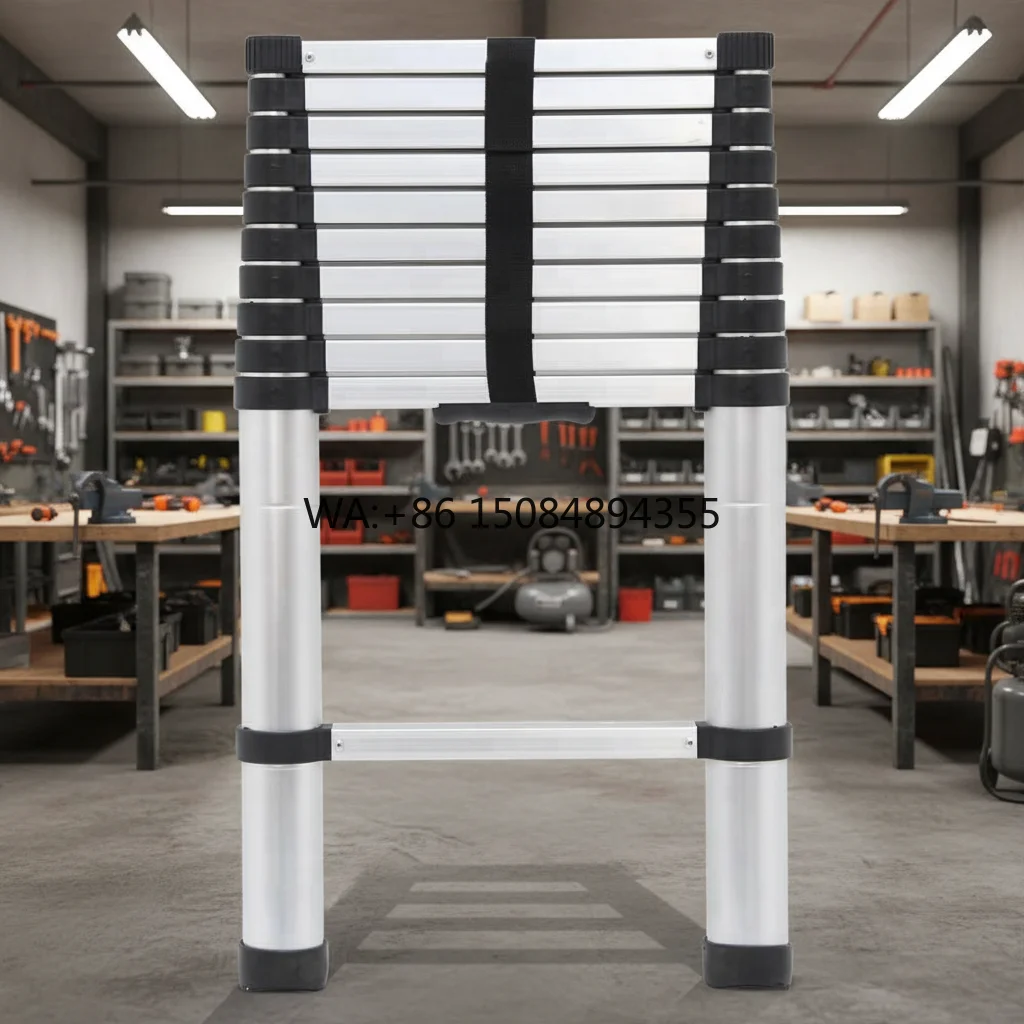 

3.2M Multi Purpose Aluminium Telescopic Ladder Extension Extendable 11 Steps