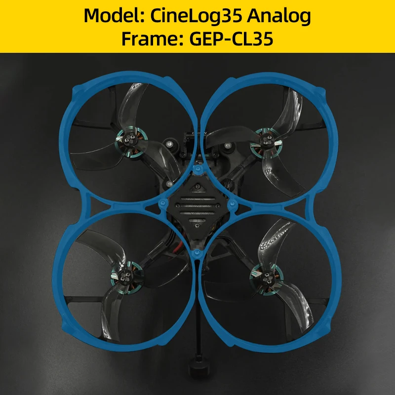 GEPRC CineLog35 Analog CineWhoop 3.5inch FPV Drone 4S/6S PNP GEP F722 AIO 600mW VTX For RC FPV Quadcopter Freestyle Drone