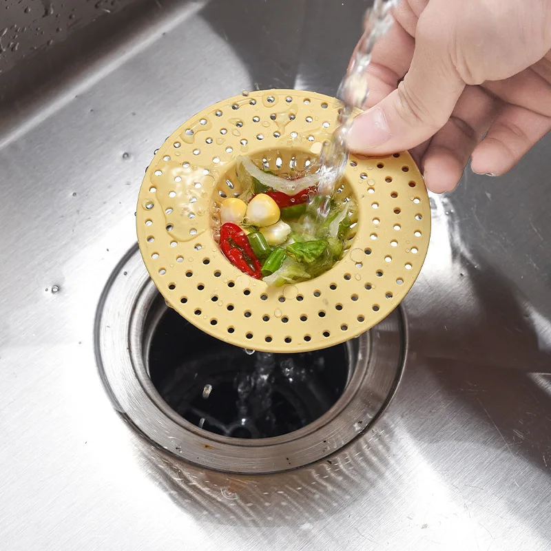 Kitchen Sink Filter Strainer Sewer Filtering Net Stopper Floor Drains Hair Catcher Waste Collector for Home Accessories