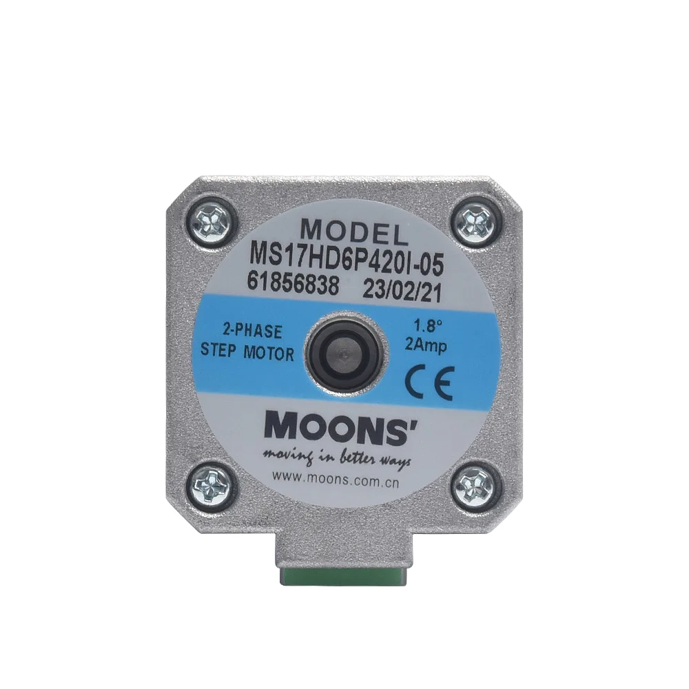 NEMA17 42 Stepper Motor com Resistência a Alta Temperatura para Impressora 3D, MS17HD6P420I, 48mm de Altura, 2 Phase, Acessórios