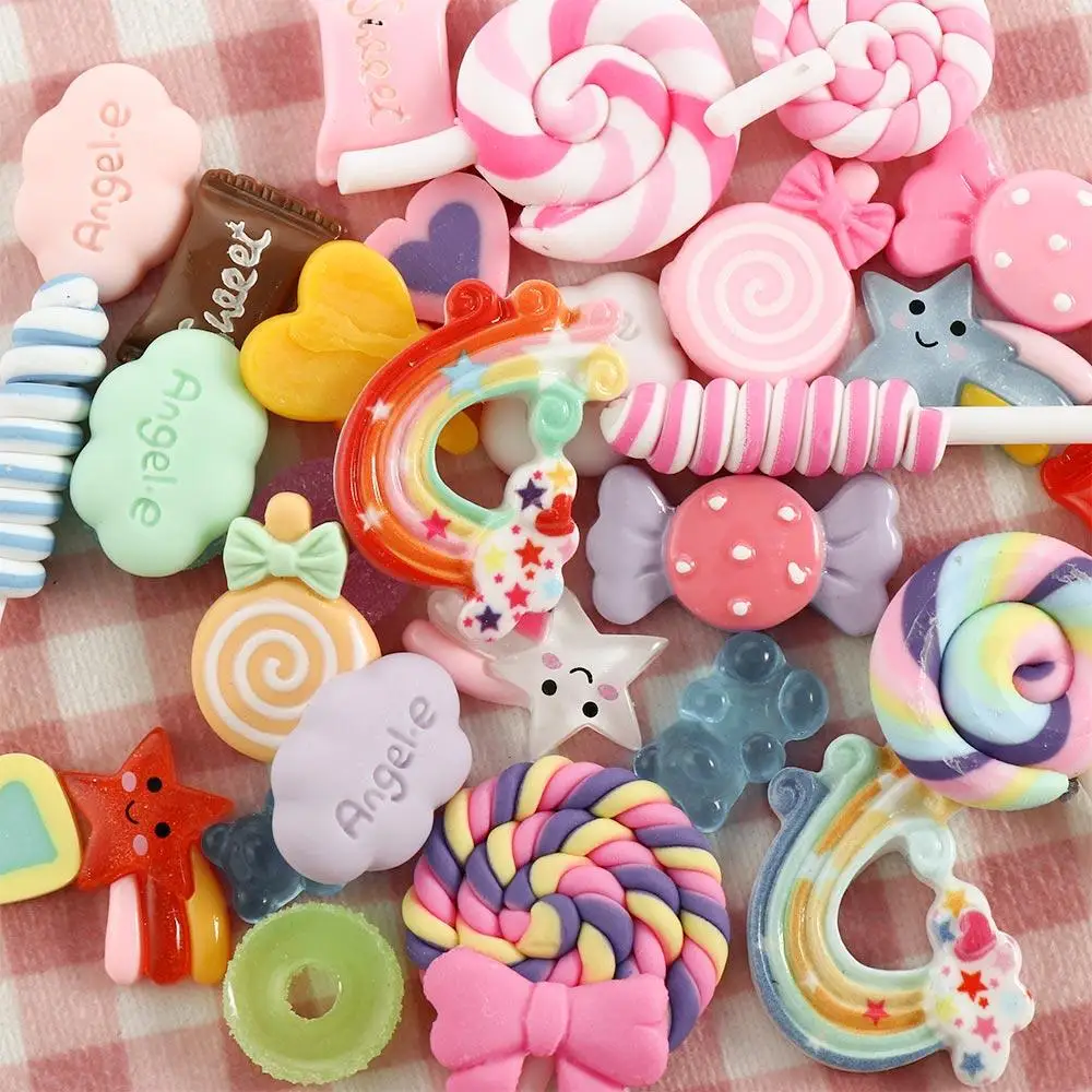 Ungiftiges Harz für Haarnadeln, Schlüsselanhänger, Bastelzubehör, Kawaii-Scrapbooking-Bedarf, Slime-Anhänger, Handyanhänger, Nageldekoration – Detail 5