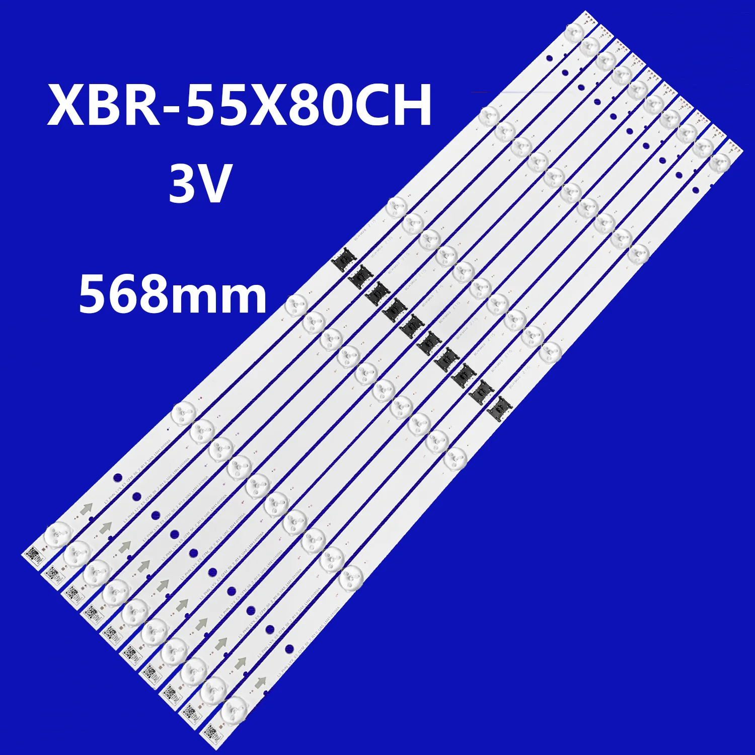 

LED Backlight Strips 6LED For SONY KD-55XH8096 KD-55XH8196 XBR-55X800H I-5500SY80062-VC YSAS055CN001 LM41-01056A LM41-01022A