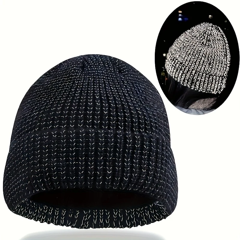 Winter Adjustable Ear Covering Hat for Night Runners Dog Walkers And Cyclists 3 Colors Available for New Year Activities