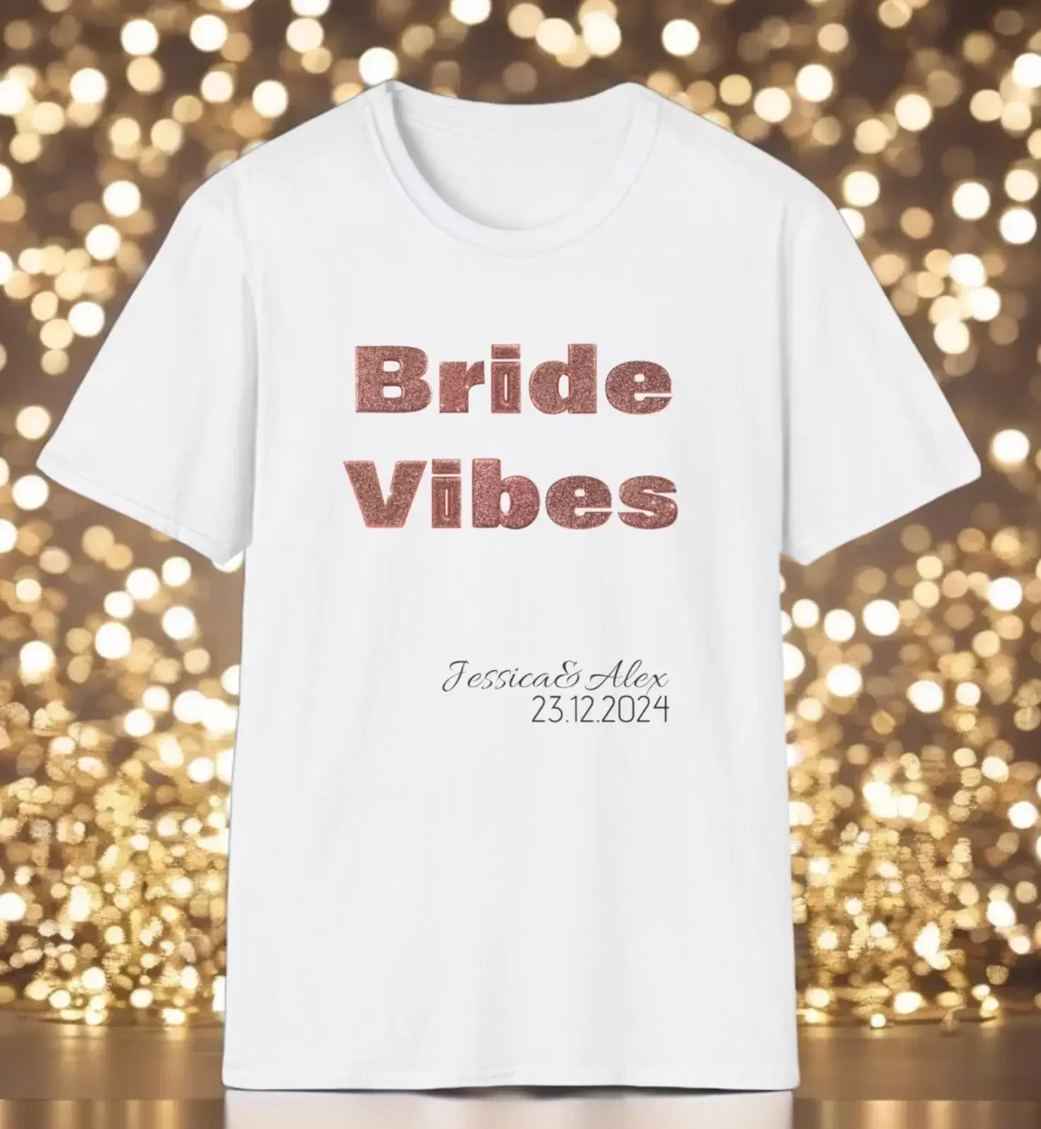 Bride Vibes T Shirt Wedding Bridal Shower Party Apparel