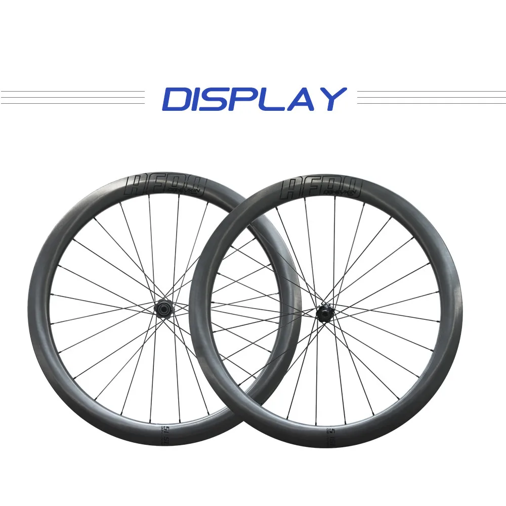 OG-EVKIN RW-D50SL25HG Carbon Wheels Disc Brake Clincher/Tubeless 50mm Depth 6-bolt/Center-Lock Wheel For Road Bike 700c Wheelset