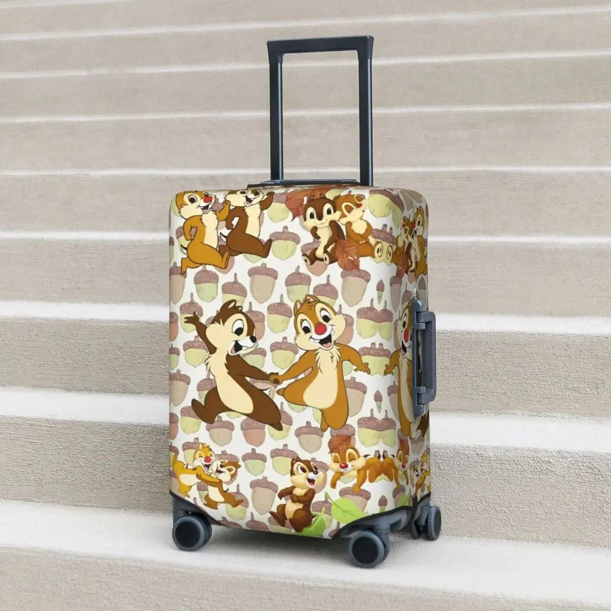 

Чехол для чемодана с рисунком «Чип 'n» Дейл, милый мультяшный чехол для круизной поездки, защита для багажа