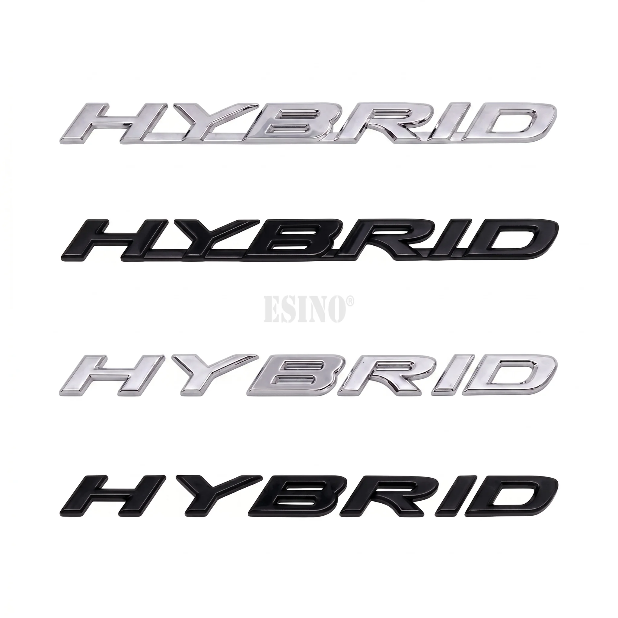 3D ABS 18.9cm HYBRID Emblem Badge Car Body Trunk Sticker Decal For Lexus CT200h RX450h ES300h Auto Accessories