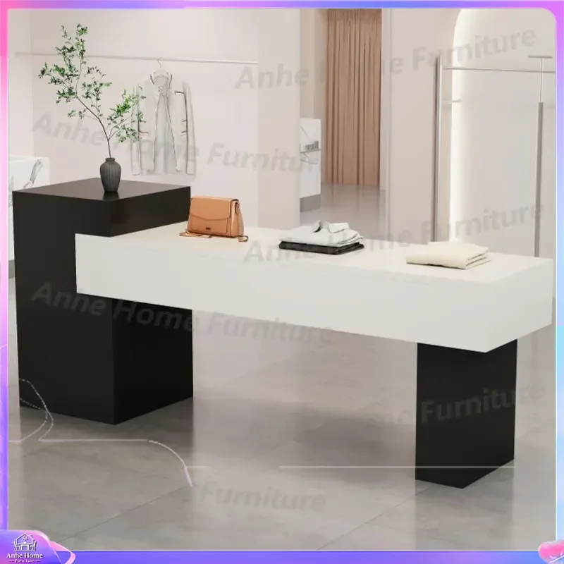 Luxury Jewelry Display Cabinet Island Showcase for Clothing Store Retail Shop Glass Counter with Lockers High End Merchandise