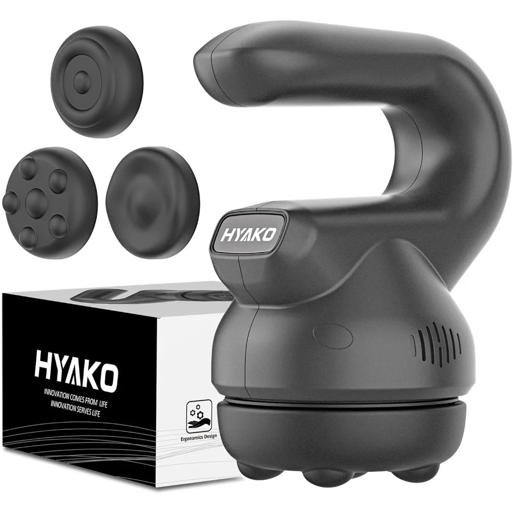 

Handheld Professional Mini Orbital Buffer Relief Massager, Adjustable Multi-Speed Vibration Deep Tissue Body Chiropractic Massa